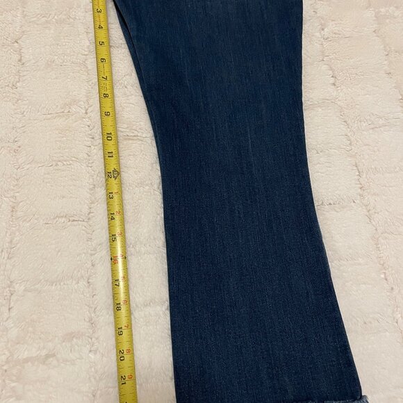 Isaac Mizrahi Live Raw Edge Hem Jeans - Picture 8 of 9